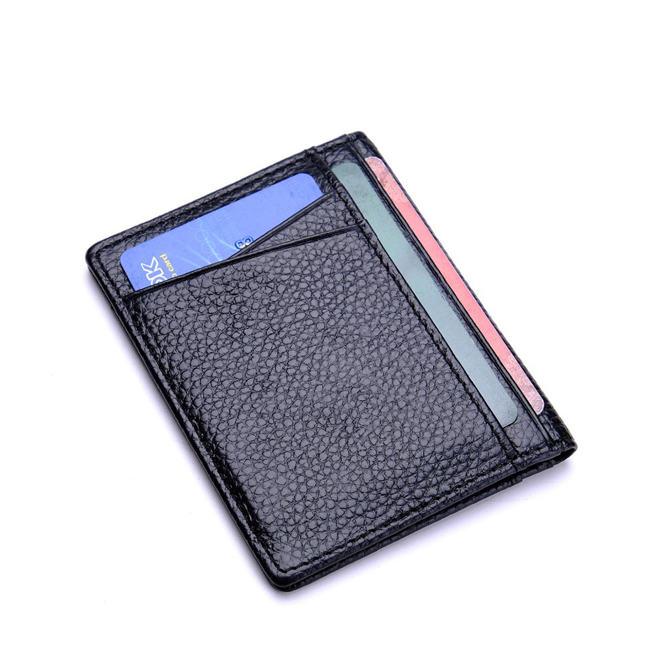 Cow Leather Credit Card and ID Holder for Men – Gallery of Trends