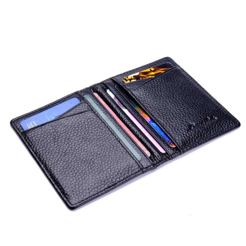 Cow Leather Credit Card and ID Holder for Men – Gallery of Trends