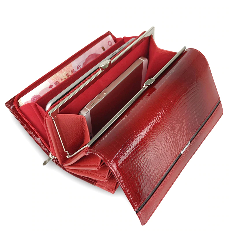 Colorful Genuine Leather Clutch Wallet for Women – Gallery of Trends