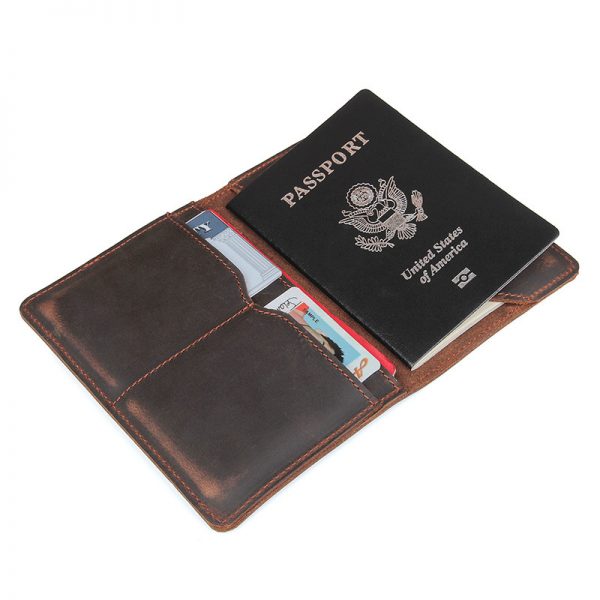 Handmade Leather Passport Holder for Men – Gallery of Trends